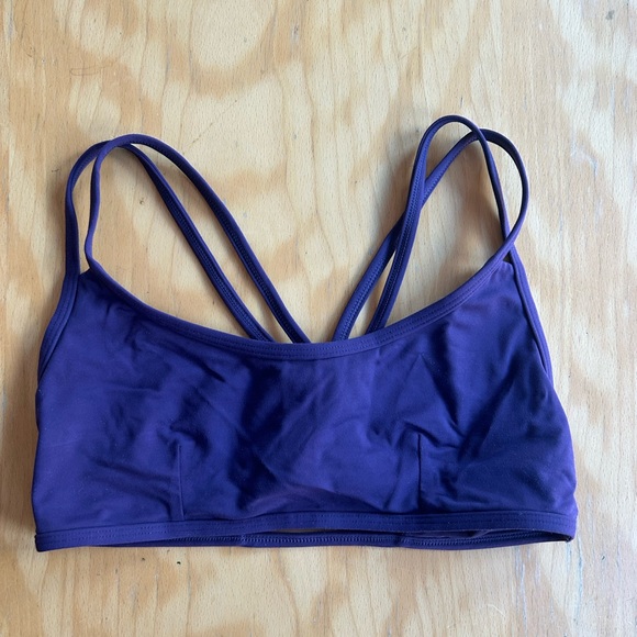 lululemon athletica Deep Purple Strappy Sports Bra - Picture 1 of 3